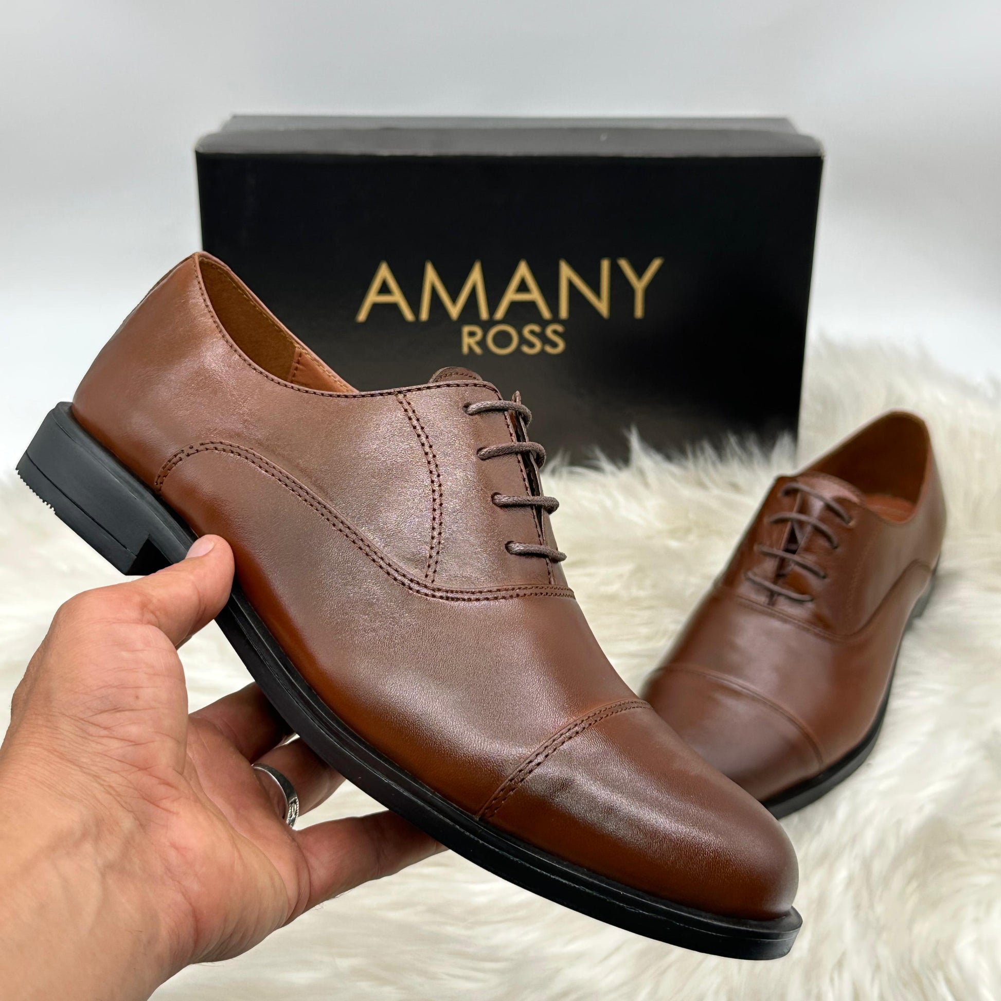Oxford marron AMANY ROSS