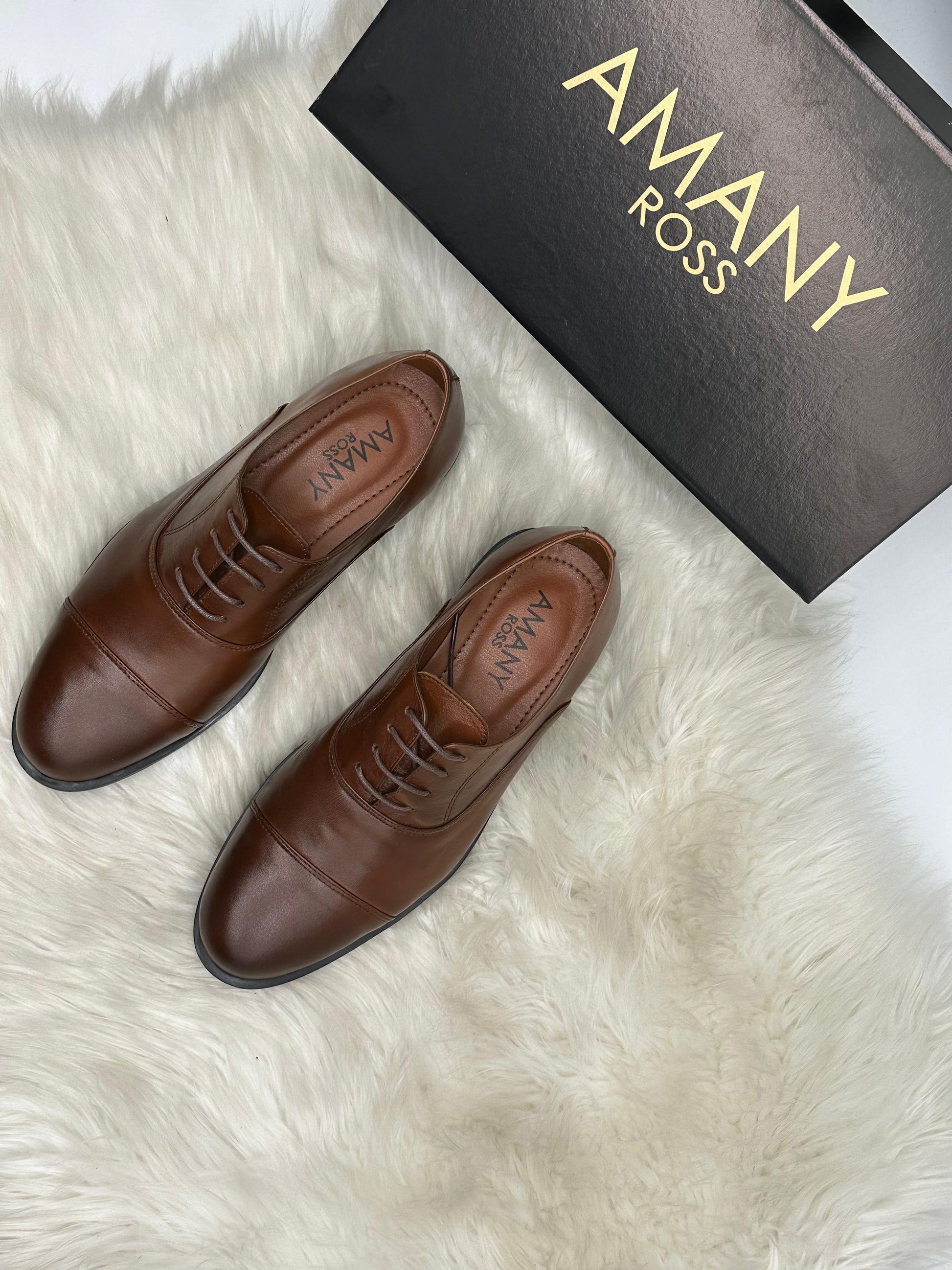 Oxford marron AMANY ROSS