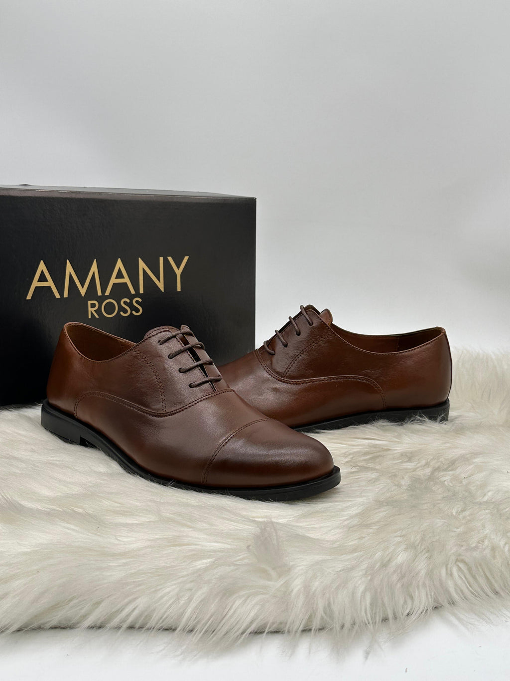 Oxford marron AMANY ROSS