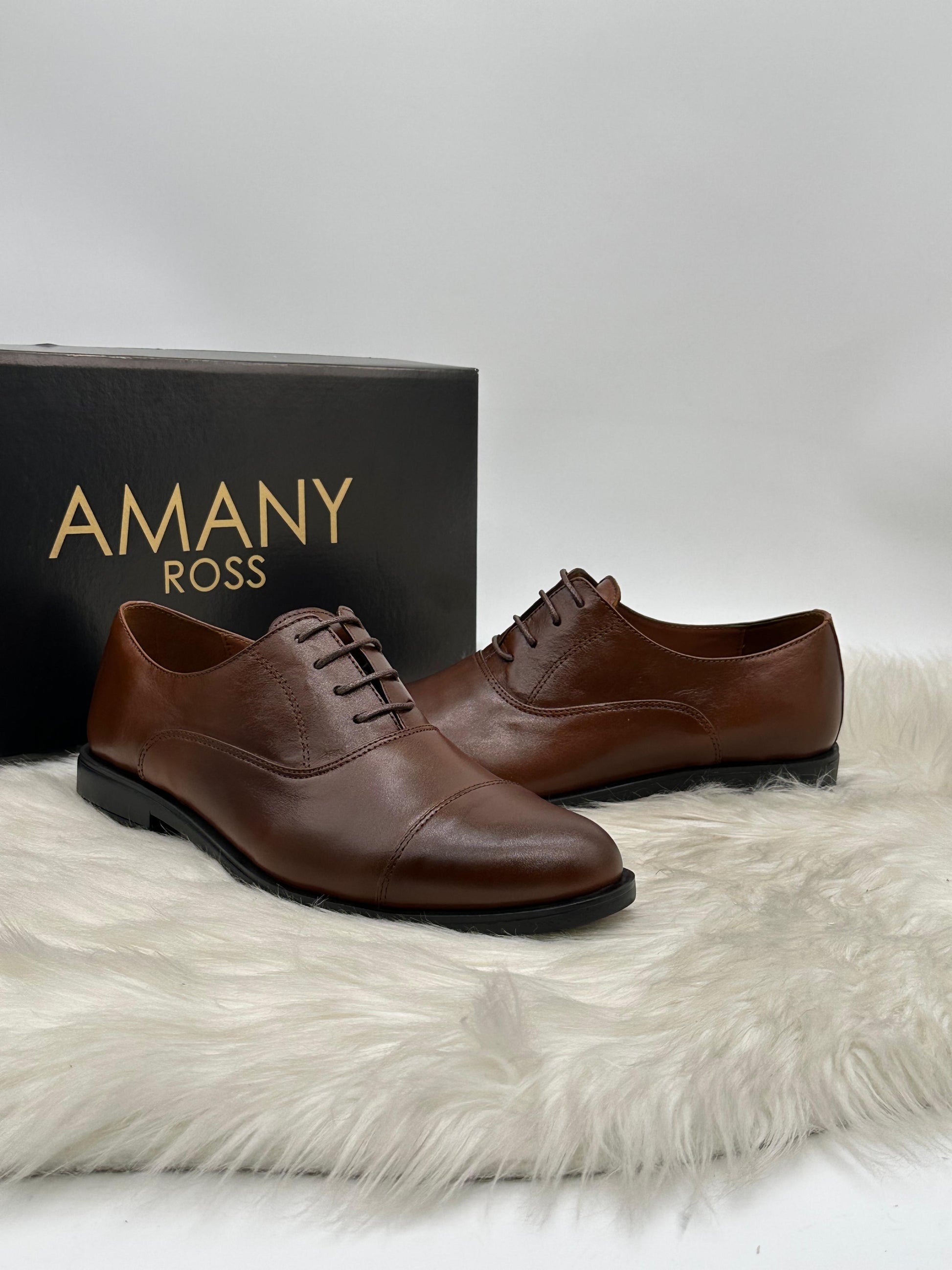Oxford marron AMANY ROSS
